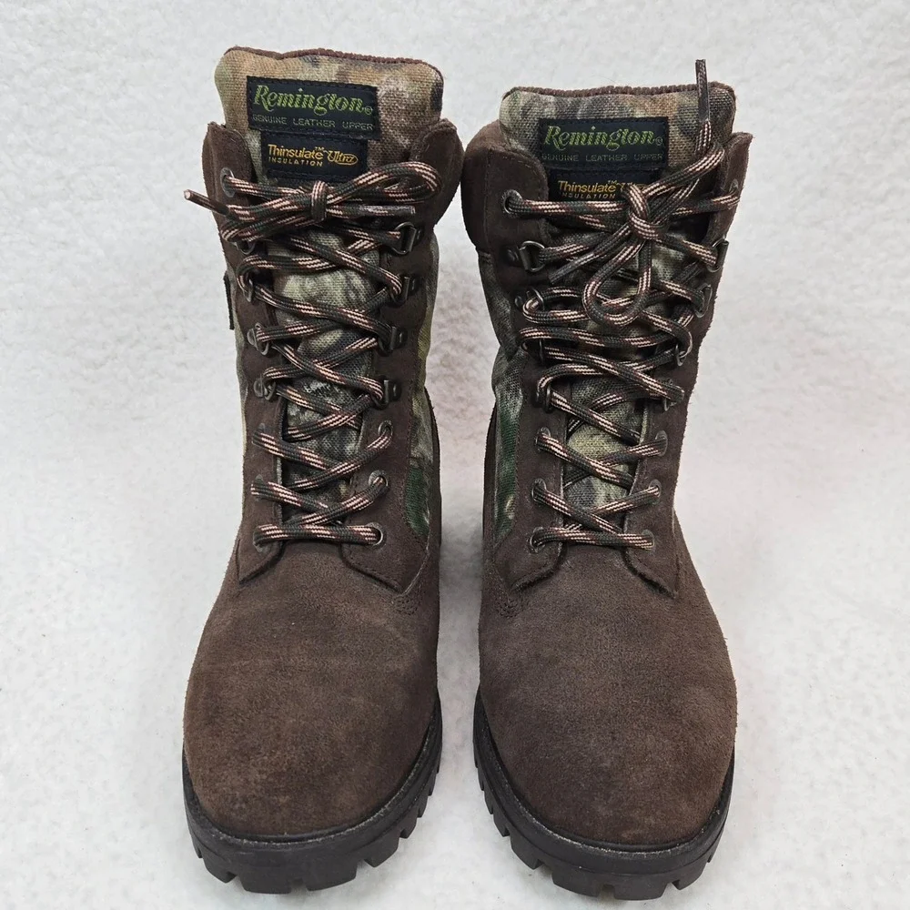Remington Men 870 Series‎ Hunting Boots Size 7.5W Camouflage Thinsulate Ultra
